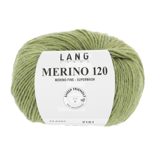Merino 120 - Lang Yarns - hell olive melange