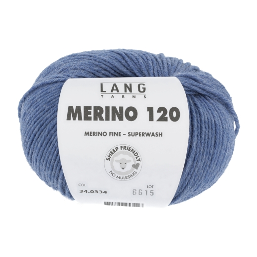 Merino 120 - Lang Yarns - jeans mittel melange