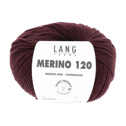Merino 120 - Lang Yarns - bordeaux