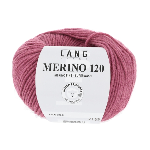 Merino 120 - Lang Yarns - himbeere melange