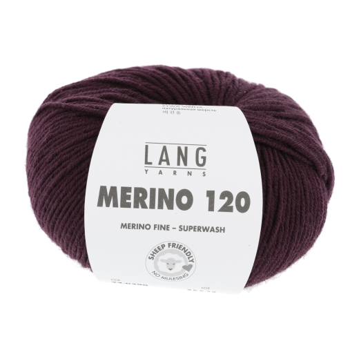 Merino 120 - Lang Yarns - aubergine (0390)