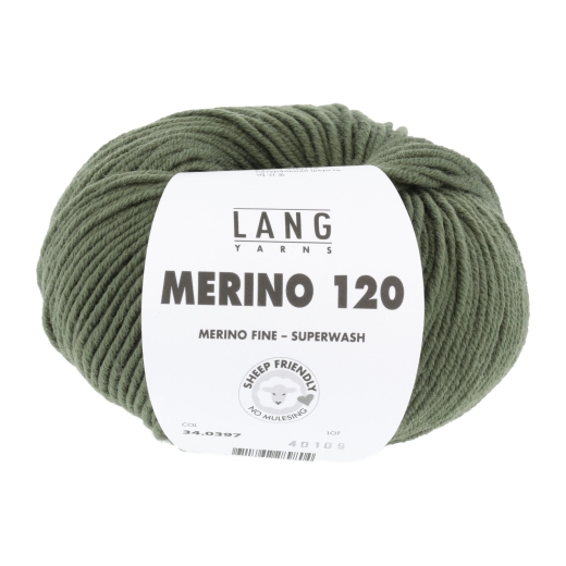 Merino 120 - Lang Yarns - krokodilgrün