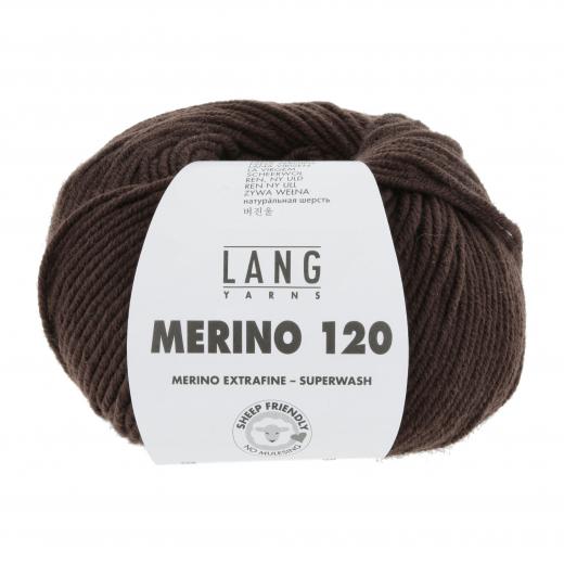 Merino 120 - Lang Yarns - dunkelbraun