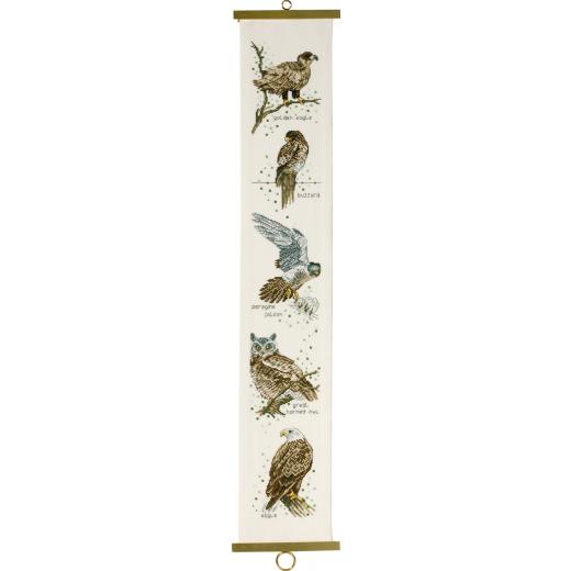 Behang Raubvögel - Stickpackung Permin