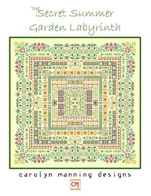 Stickvorlage CM Designs - Secret Summer Garden Labyrinth