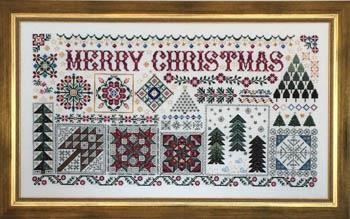 Stickvorlage Rosewood Manor Designs - Christmas Quilts