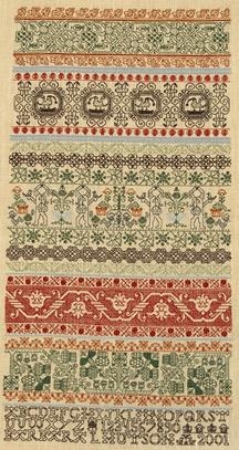 Stickvorlage Queenstown Sampler Designs - The Queens Garden Sampler (Ausverkauf)