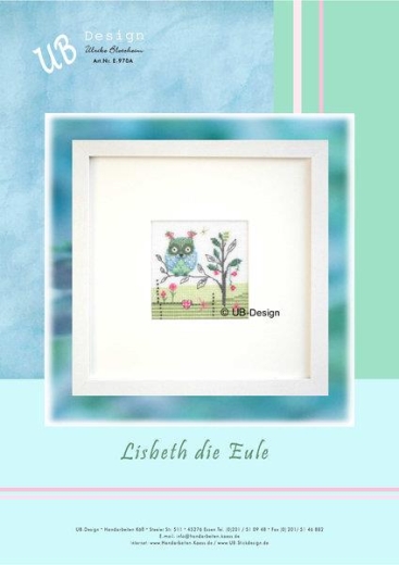 UB-Stickdesign - Lisbeth die Eule (Ausverkauf)