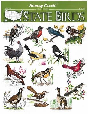 Stickvorlage Stoney Creek Collection - State Birds