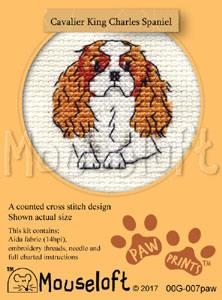 Stickpackung Mouseloft - Cavalier King Charles Spaniel
