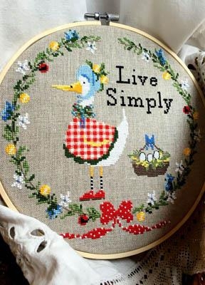 Stickvorlage Lilli Violette - Live Simply