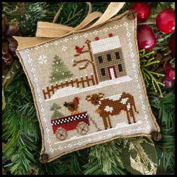 Stickvorlage Little House Needleworks - Farmhouse Christmas 4 Dairy Darlin