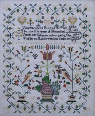 Stickvorlage Queenstown Sampler Designs - Esther Rondel 1822