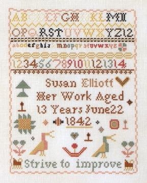 Stickvorlage Queenstown Sampler Designs - Susan Elliott Sampler