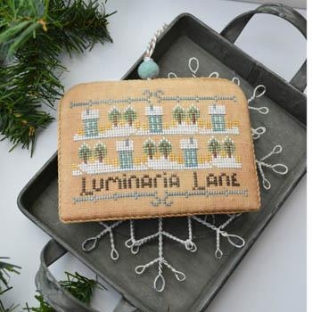 Stickvorlage Hands On Design - White Christmas - Luminaria Lane