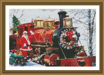 Stickvorlage Kustom Krafts - Santas Express Train