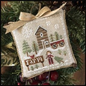 Stickvorlage Little House Needleworks - Farmhouse Christmas 6 Pinewood Farm