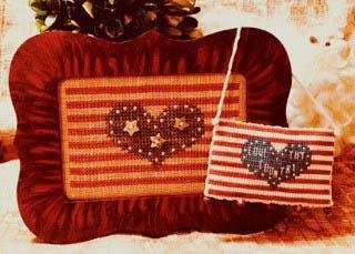 Stickvorlage Homespun Elegance Ltd - Simply Patriotic