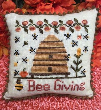 Stickvorlage Needle Bling Designs - Bee Giving