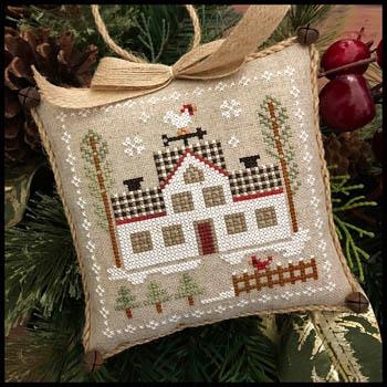 Farmhouse Christmas 7 Cock-a-doodle-do - Little House Needleworks (Stickvorlage)