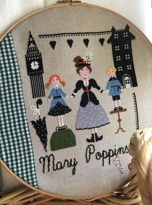 Stickvorlage Lilli Violette - Mary Poppins