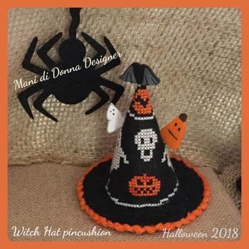 Stickvorlage Mani Di Donna - Witch Hat Pincushion