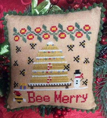Stickvorlage Needle Bling Designs - Bee Merry