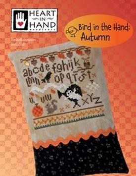 Stickvorlage Heart In Hand Needleart - Bird In The Hand - Autumn (w/emb)