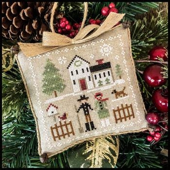 Stickvorlage Little House Needleworks - Farmhouse Christmas 8 Farm Folk