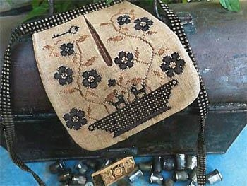 Stickvorlage Stacy Nash Primitives - Stone Flowers Sewing Pocket