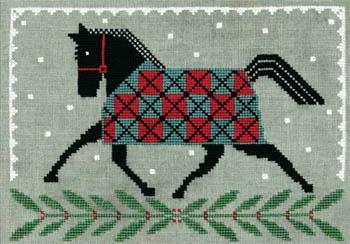 Stickvorlage Artful Offerings - Horse Country Holiday