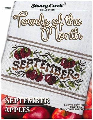 Stickvorlage Stoney Creek Collection - Towels Of The Month September