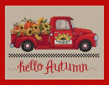 Stickvorlage Sue Hillis Designs - Hello Autumn