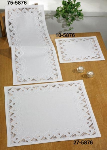 Hardanger Läufer - Stickpackung Permin