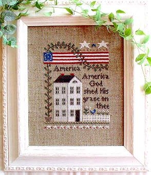 Stickvorlage Little House Needleworks - America