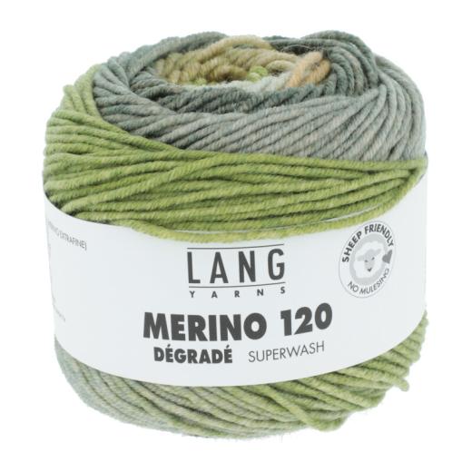 Merino 120 Dégradé Lang Yarns - olive-mais (0014)