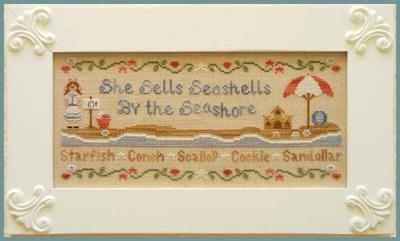Stickvorlage Country Cottage Needleworks - She Sells Seashells