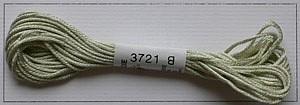 Soie dAlger Seidenstickgarn - Farbe 3721 gelbgrün