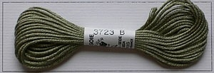 Soie dAlger Seidenstickgarn - Farbe 3723 gelbgrün