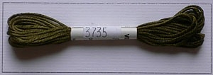 Soie dAlger Seidenstickgarn - Farbe 3735 warmes gelbgrün