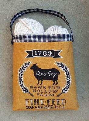 Stickvorlage Carriage House Samplings - Sheep Feed Sack