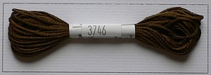 Soie dAlger Seidenstickgarn - Farbe 3746 gelb