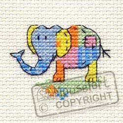 Stickpackung Mouseloft - Patchwork Elephant