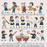 The Orchestra - Perrette Samouiloff (Stickvorlage)