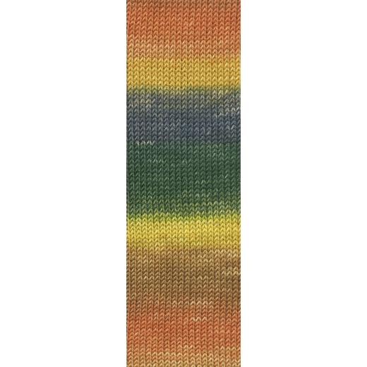Merino 120 Dégradé Lang Yarns - orange-cognac