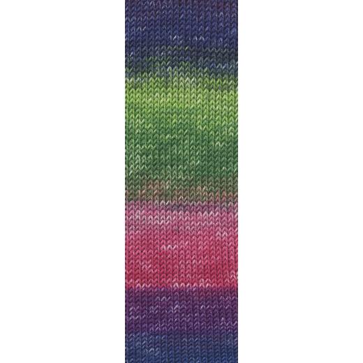 Merino 120 Dégradé Lang Yarns - rot-blau-grün