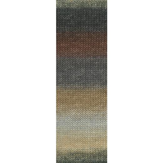 Merino 120 Dégradé Lang Yarns - beige-petrol-grau