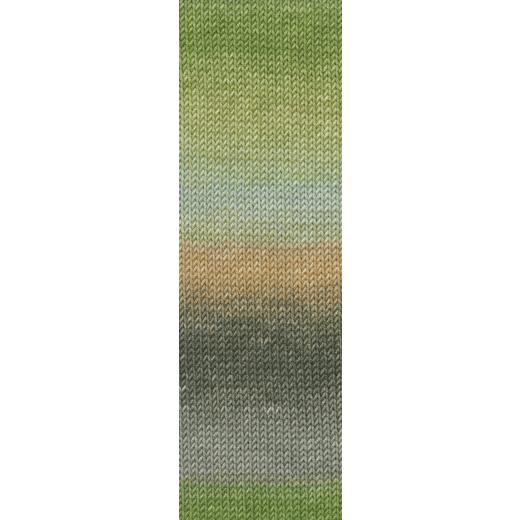 Merino 120 Dégradé Lang Yarns - olive-mais