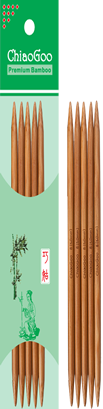 ChiaoGoo Nadelspiel Bambus Patina 5,00 mm - 15 cm