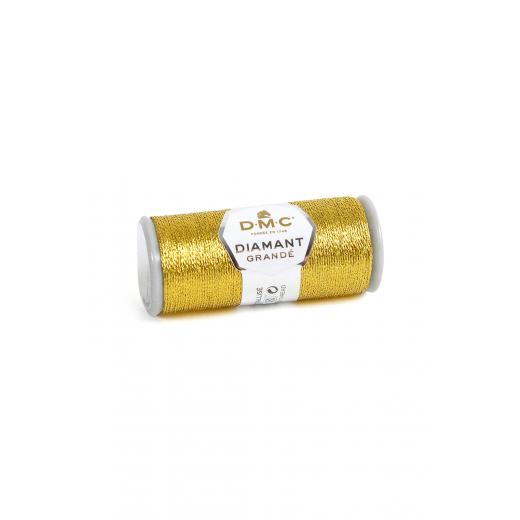 DMC Diamant Grande Metallic-Stickgarn G3852 gelbgold